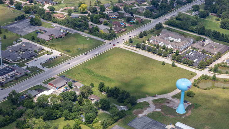 Greg's lot from the SE